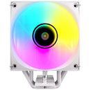 Antec F600 ARGB - White, CPU Air Cooler, 6 Copper Heat Pipes, 120mm ARGB PWM Fan, 220W TDP, Intel LGA1851/1700, AMD AM5/AM4, 1-Yr Wty