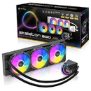 Antec Skeleton 360 ARGB, All-in-One Liquid Cooler, 360mm, PWM ARGB fans, 2000RPM, 72.29CFM, ≤32dB, Intel/AMD support, aluminum radiator, 3Y warranty