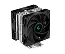 DeepCool AG400 PLUS Single Tower CPU Cooler Dual Fans, 4 Heat Pipes, 120mm PWM Fan, Intel LGA1851/1700/1200/115X, AM5/AM4