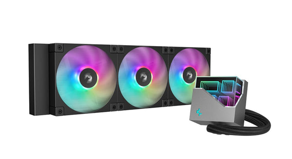 DeepCool LT360 ARGB High-performance Liquid CPU Cooler, 5th Gen Pump 360mm Radiator