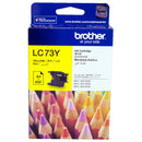 Brother LC-73Y Yellow High Yield Ink - DCP-J525W/J725DW/J925DW, MFC-J6510DW/J6710DW/J6910DW/J5910DW/J430W/J432W/J625DW/J825DW - up to 600 p