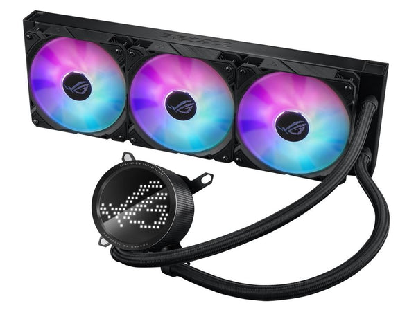 ASUS ROG RYUO III 360 ARGB All-In-One Liquid CPU Cooler, Anime Matrixâ„¢ LED Display, ROG ARGB, LGA 1700/1200/115x/ AM4/AM5/Aura Sync