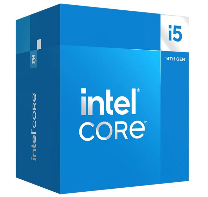 Intel i5 14400 CPU 3.5GHz (4.7GHz Turbo) 14th Gen LGA1700 10-Cores 16-Threads 29.5MB 65W UHD Graphics 730 Retail Raptor Lake with Fan