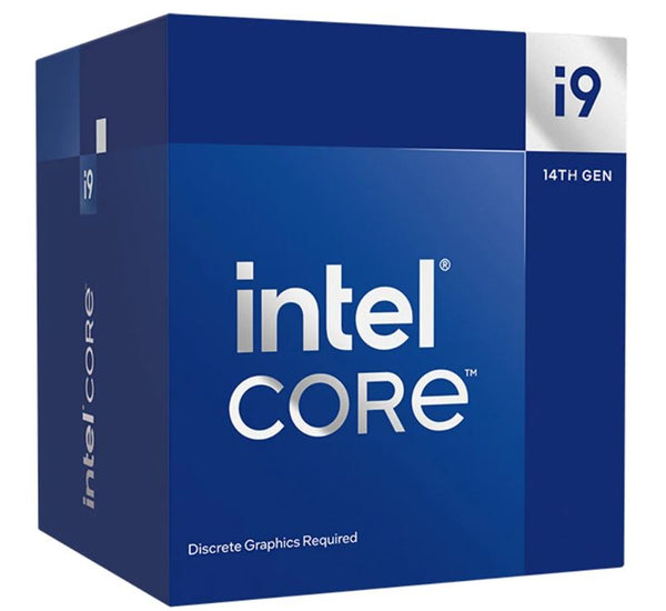 Intel i9 14900F CPU 4.3GHz (5.8GHz Turbo) 14th Gen LGA1700 24-Cores 32-Threads 68MB 65W Graphics Card Required Retail Raptor Lake with Fan (LS)