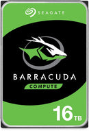Seagate 16TB 3.5' Barracuda, SATA 6Gb/s, CMR, 7200RPM, 512MB Cache, 512e, HDD, 2 Years Warranty