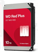 Western Digital WD Red Plus 10TB 3.5' NAS HDD SATA3 7200RPM 256MB Cache 24x7 180TBW ~8-bays NASware 3.0 CMR Tech 3yrs wty (replacement of WD101EFBX)