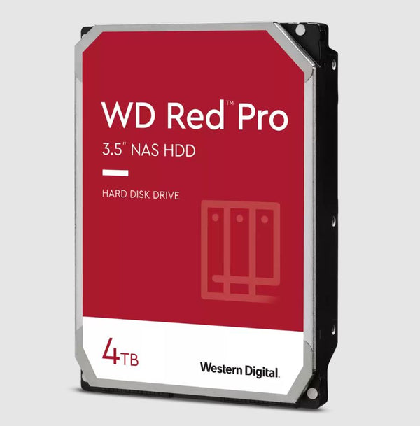 WD Red Pro 4TB 3.5' NAS Hard Drive 7200RPM 256MB Cache 24x7 NASware 5yrs wty