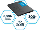 Crucial BX500 2TB 2.5' SATA3 6Gb/s SSD - 3D NAND 540/500MB/s 7mm 1.5 mil MTBF 3yr wty Acronis True Image Solid State Drive ~MZ-77E2T0BW