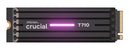 Crucial T710 2TB PCIe Gen5 NVMe 2280 SSD w Heatsink - 14500/13800 MB/s R/W 1200TBW 2.3M IOPs 1.5M hrs MTTF with DirectStorage for Intel & AMD 5yrs