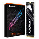 Gigabyte AORUS Gen4 7300 SSD 1TB (w/o heat spreader), PCIe 4.0 x4, M.2 2280, 3D TLC NAND, DDR4 1GB cache, up to 7300MB/s read & 6000MB/s write