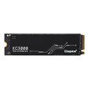 Kingston KC3000 1TB PCle 4.0 NVMe M.2 2280 7,000/6,000MB/s Random 4K 800TBW 3D TLC Phison E18 Low Profile Graphene Aluminium Heat Spreader