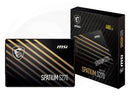 MSI SPATIUM S270 SATA 2.5' 480GB, PHISON S11, 3D NAND, SATA III 6Gbps, Sequential Read up to 500MB/s, Sequential Write up to 450MB/s, 250 TBW, 5Y WTY