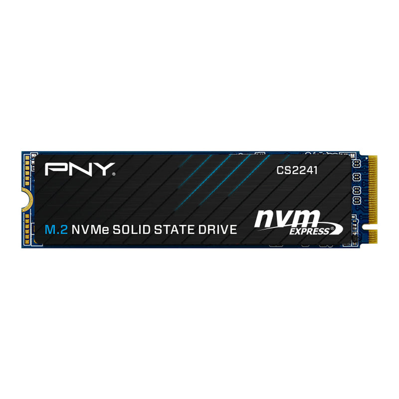 PNY CS2241 1TB NVMe SSD Gen4x4 M.2 5100MB/s 3200MB/s R/W TBW 1.5M hrs MTBF 5yrs wty