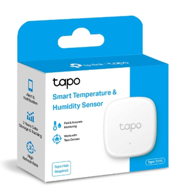 TP-Link Tapo Smart Temperature & Humidity Monitor, Fast & Accurate, Free Data Storage & Visual Graphs,Tapo T310)