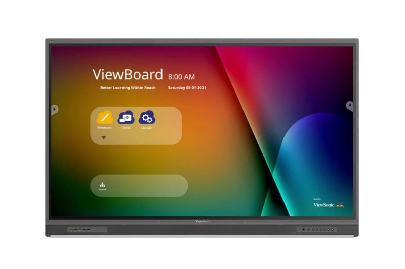 ViewSonic 65' 4K Interactive Flat Panel Display w/ myViewBoard â€ Front Facing Speakers, USBâ€C Inc VSBâ€050 Wiâ€Fi Dongle, IFP6552C New - 5 Years On site