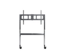 ViewSonic VB-STND-009 Slim Trolley Cart for 55' to 105' Display, Streamlined, height-adjustable design, 360° silent wheels with quick-release brakes