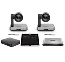 Yealink MVC940 Windows based MTR, MCore Pro, AVHub, 8' Touch Screen, 2x UVC84 12x Optical Zoom Camera, 2x WPP20, No Audio Devices Included