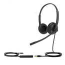 Yealink UH34 Special Edition Dual UC USB Headset, USB-C 3.5mm, Audio Clarity, Noise Cancelling Headset, USB-C and 3.5mm, Leather Ear Cushions