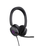 Yealink UH48 Teams USB Wired Headset Hybrid Active Noise Cancellation, Four-Microphone Noise-canceling Technology,  Swift Plug & Play All-Day Comfort