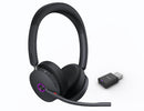 Yealink WH68 Hybrid Dual Teams DECT & Bluetooth Hybrid Wireless Technology, 4-Mic Hybrid ANC, 4-Mic Noise Cancellation, All-Day-Wearing Comfort WDD6