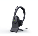 Yealink WH68 Hybrid with Charging Stand DECT & Bluetooth Wireless Technology, 4-Mic Hybrid ANC, 4-Mic Noise Cancellation, All-Day-Wearing Comfort