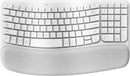 (LS) Logitech Ergo Series Wave Keys Wireless Ergonomic Keyboard (Off-white)