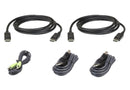 Aten 1.8m USB DisplayPort Dual Display Secure KVM Cable Kit
