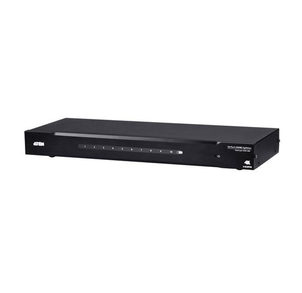 Aten VS0110HA 10-Port 4K HDMI Splitter, HDCP 1.4 compliant, Built-in bi-directional RS-232, Supports Dolby True HD & DTS HD Master Audio, EDID Expert�