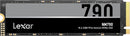 Lexar LNM790X004T-RNNNG Internal SSD 4TB M.2 2280 PCIe Gen 4x4 NVMe SSD up to 7400MB/s read, 6500MB/s write TLC- 5 year limited warranty