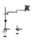 Astrotek Monitor Arm Desk Mount Height Adjustable Stand for Single LCD Display 23.8' 24' 27' 31.5' 32' 8kg 30° Tilt 180° Swivel 360° Pivot VESA LS