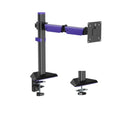 Brateck LDT89-C012 Amethyst Articulating Gaming Monitor Arm Matte Black, Fit Screen Size: 17'-40' Up to 12 KG, VESA 75x75,100x100 (LS)