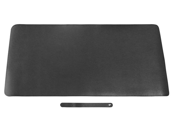 Brateck MP07-5-B Large PVC Leather Mouse Pad Black, 800x400x2mm, Water-Resistant Design (LS)