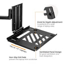Brateck Adjustable Laptop Tray For Monitor Arms Fits12-17'  with standard 75x75 VESA plate (LS)