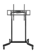 Brateck Standard Motorized TV Cart Fit 55'-100' Up to 120kg- Matte Black , VESA Compatible: 200x200 up to 800x600 （LS）