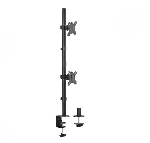 mbeat� activiva Dual-Screen Articulating Vertical Monitor Arm  is designed for ultimate workspace efficiency and ergonomic comfort
