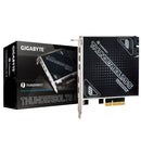Gigabyte CARD THUNDERBOLTS 5 1.0 add-in card, Intel® JHL9580 Thunderbolt™ 5 controller, Dual Thunderbolt™ 5 Ports, up to 80 Gb/s bi-directional