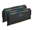 Corsair DOMINATOR® Platinum RGB 64GB (2x32GB) DDR5 UDIMM 6600Mhz C32 1.1V Black Desktop PC Gaming Memory