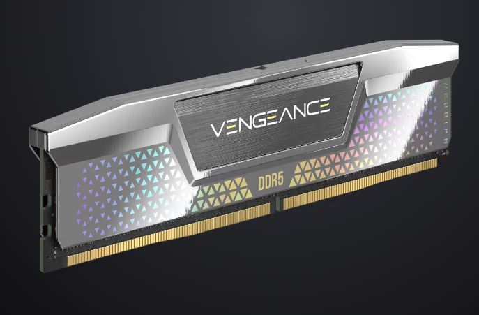 Corsair VENGEANCE� 48GB (2x24GB) DDR5 CUDIMM 8400MT/s CL40 Memory Kit - Silver