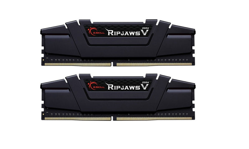 G.SKILL F4-3200C16D-64GVK 64GB (2 x 32GB)/ PC4-25600 / DDR4 3200 Mhz/ Timings 16-18-18-38/ Voltage 1.35V/ RipjawsV