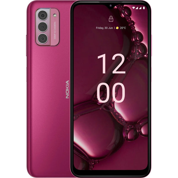 Nokia G42 5G 128GB - So Pink (101Q5003H064)*AU STOCK*, 6.56', HD+, 90Hz,6GB/128GB, 50MP/2MP, Dual SIM, 5000mAh, 2 Years Warranty