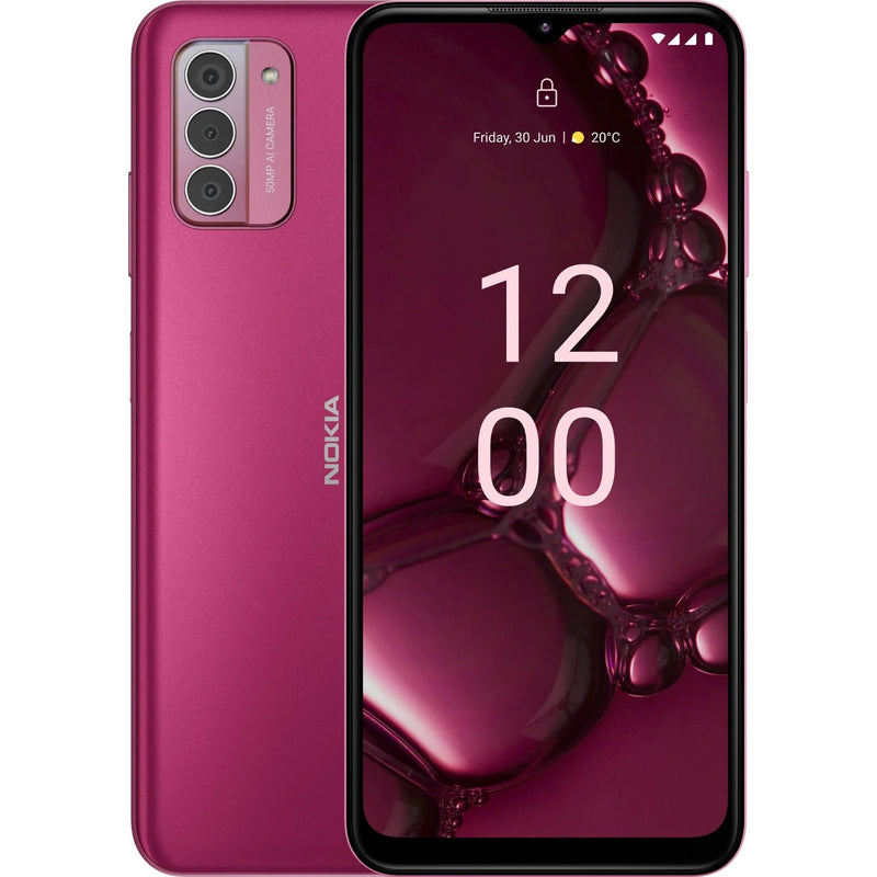 Nokia G42 5G 128GB - So Pink (101Q5003H064)*AU STOCK*, 6.56', HD+, 90Hz,6GB/128GB, 50MP/2MP, Dual SIM, 5000mAh, 2 Years Warranty