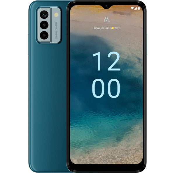 Nokia G22 4G 128GB - Lagoon Blue (101S0609H077)*AU STOCK*, 6.52', HD+, 90Hz, 4GB+2GB(Virtual RAM)/128GB, 50MP/8MP, Dual SIM, 5050mAh, 2 Years Warranty