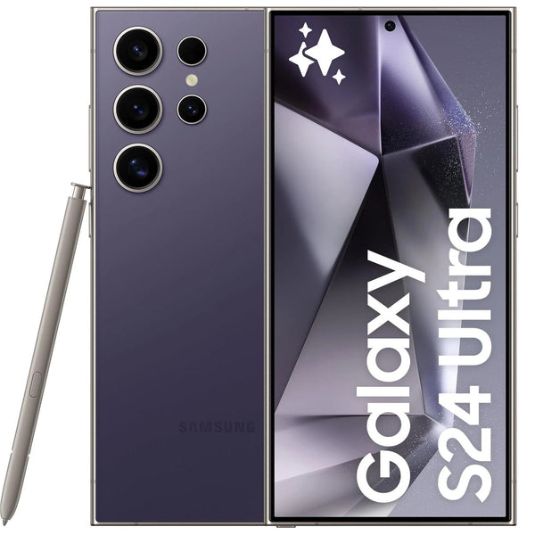 Samsung Galaxy S24 Ultra 5G 512GB - Titanium Violet (SM-S928BZVFATS)*AU STOCK*, 6.8',Quad HD+, 120Hz, 12GB/512GB,200MP/12MP,S Pen,Dual Sim,AI,5000mAh