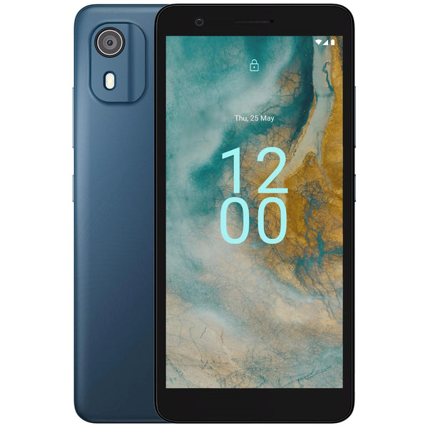 Nokia C02 4G 32GB - Dark Cyan (SP01Z01Z3159Y)*AU STOCK*, 5.45', 2GB/32GB, 5MP/2MP, IP52, Dual SIM, 3000mAh, 2 Years Warranty