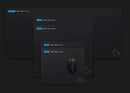 Logitech G740 Large Cloth Gaming Mouse Pad Classic Size 40 cm x 46 cm 5 mm mouse pad