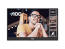 AOC 15.6inch FHD IPS 1920x1080 16:9, 800:1 Contrast 230 Nits 2x USB-C 1x Mini HDMI 2.0 1Wx2 Speakers Foldable Smart Cover VESA Mount Portable Monitor