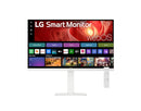 LG 27' 4K UHD IPS Smart Monitor with webOS, USB-C (65W PD), AirPlay 2, Bluetooth, DCI-P3 90%, Magic Remote support, and full ergonomic stand