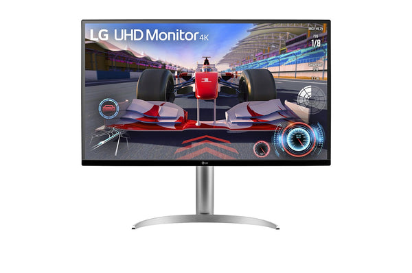 LG 31.5' UHD 4K HDR Monitor, VA panel, 3840x2160, 144Hz, 4ms, 400 nits, DCI-P3 90%, Tilt/Height/Pivot adjustable