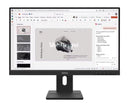 LENOVO ThinkVision E22-40 21.5-22' FHD IPS Monitor 1920x1080 100Hz 16:9 Anti-Glare Height Adjustable Tilt Swivel Pivot VGA DP HDMI VESA 3yr wty Black