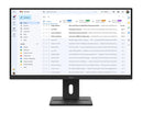 LENOVO ThinkVision E27-40 27' FHD IPS Monitor 1920x1080 16:9 4ms 100Hz Anti-glare Tilt Swivel Pivot Height Adjust VGA DP HDMI VESA 3yr WTY Black